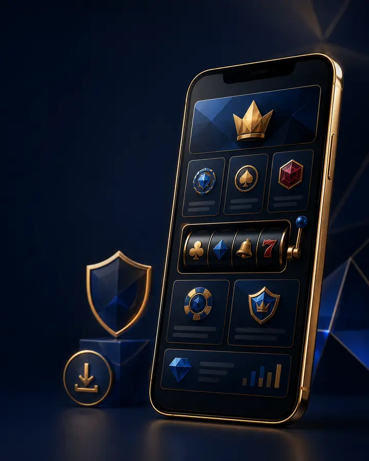 OK Win Slots mobile app interface concept
